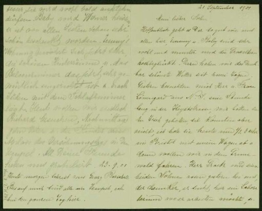 Mutter 16. Dez. 1900 - Mai 1902