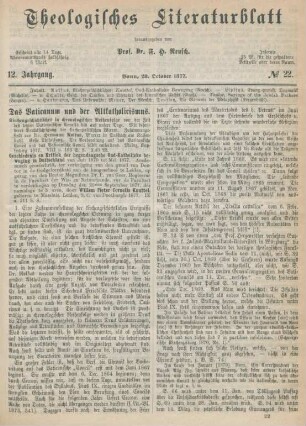 481-485 Das Vaticanum und der Altkatholicismus