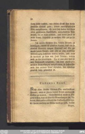 Siebenter Brief.