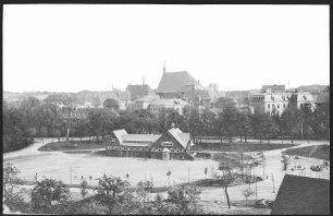 Freiberg. Untere Stadt mit Teichwiese und Schulmuseum