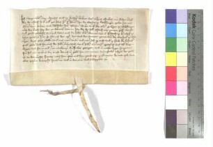 Güterkauf (1/2 Zehnten etc.) zu Bihlafingen durch Kloster Wiblingen von Konrad von Ehrenstein