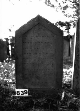 Grabstein 839