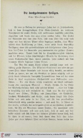 1: Die durchgebrannten Heiligen, [1] : eine Wundergeschichte