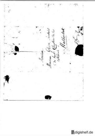 92: Brief von Johann Georg Sulzer an Johann Wilhelm Ludwig Gleim