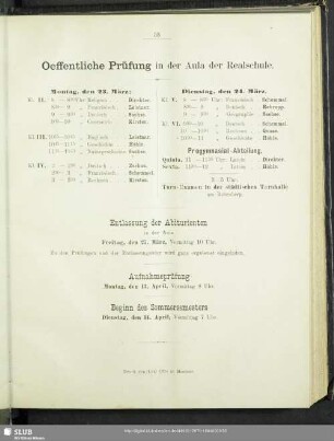 Entlassung der Abiturienten