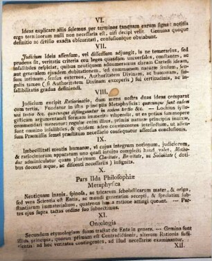 Positiones Philosophicae Modernis Academiarum Sententiis Potissimam Partem Adcommodatae
