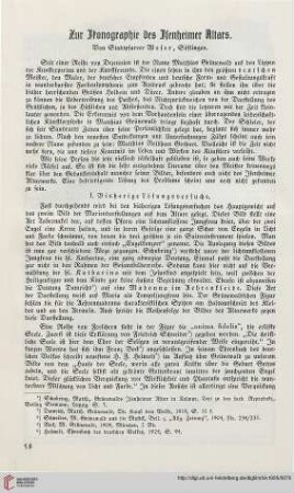 40: Zur Ikonographie des Isenheimer Altars, [1]