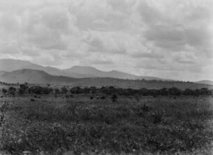 Hügellandschaft : Blick über eine Hügellandschaft in der Region Arusha in Tansania