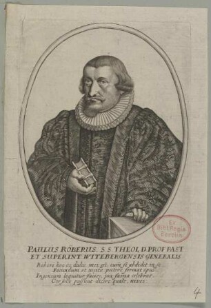 Bildnis des Paulus Röberus