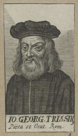 Bildnis des Iohann Georg Trissinus