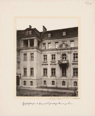 Preußische Seehandlung, Berlin: Rückansicht, Detail