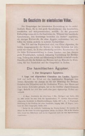 Die Geschichte der orientalischen Völker