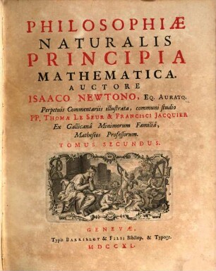 Philosophiae Naturalis Principia Mathematica. 2