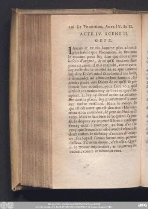 Acte IV. Scene II.