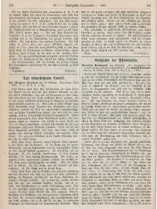 235-236 Das bevorstehende Concil