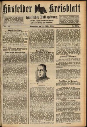 Ausgabe vom Donnerstag, den 28. Oktober 1926.