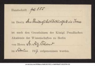 Fragement Parthonopeus van Blois