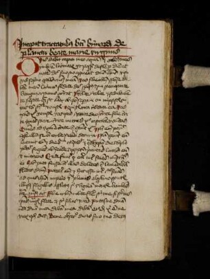 Oglerius de Trino: De planctu beatae Mariae virginis ("Bernhardstraktat"). Incipit tractatulus beati Bernardi de planctu beate Marie virginis.