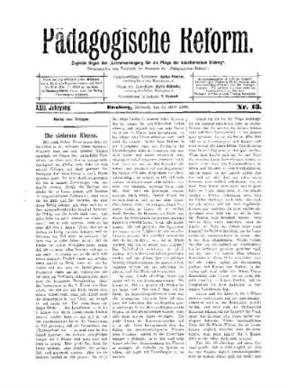 Die siebente Klasse