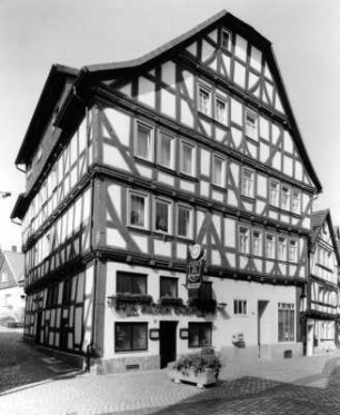 Fachwerkhaus; Alsfeld, Untergasse 12, Untergasse 14