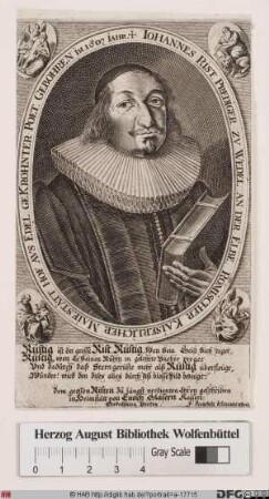 Bildnis Johann Rist (1653 von)