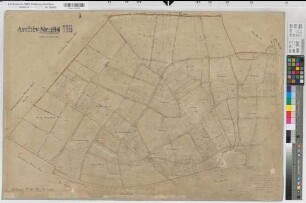 Dülmen, Stadt und Kspl., Haus Dülmen (Dülmen), Umlegung Dülmen, Urkarte 2 Dülmen Flur 27