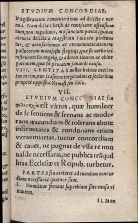 VII. Stvidum Concordiae