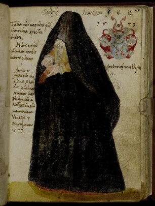 Friderich v. Nostitz, Venedig 1573 [...] Doncella Venetiana