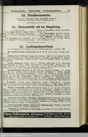 25. Landtagsabgeordnete