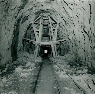 Gleisbergtunnel Heidenau-Altenberg, Deutschland, 1936