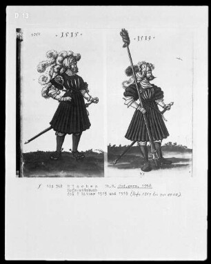 Hofkostümbuch der Herzoge Wilhelm 4. und Albert 5. von Bayern. Ritter in den Hoftrachten von 1509-1564 — Tracht von 1515