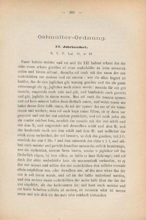 Oelmüller-Ordnung