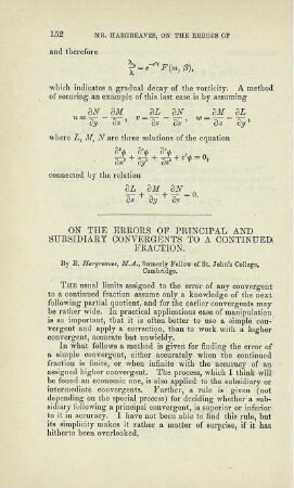 On the errors of principal and subsidiary convergents to a continued fraction.
