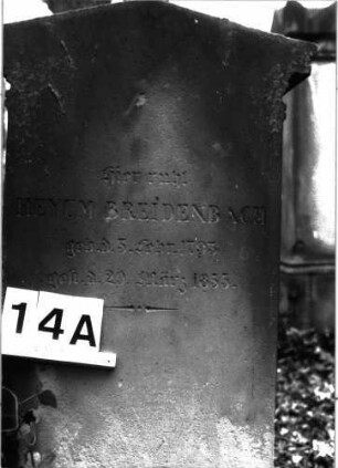 Grabstein A I/11/14A