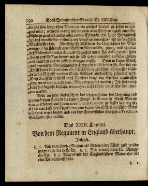 Das XXIII. Capitul.