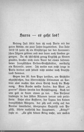 Hurra - es geht los!