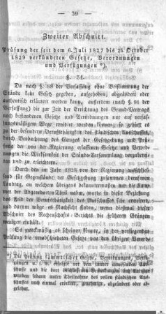 Prüfung der 1827-1829 verkündeten Gesetze