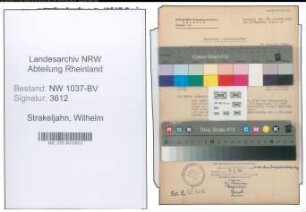 Entnazifizierung Wilhelm Strakeljahn , geb. 16.04.1898 (Reg.Inspektor)