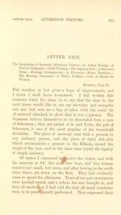 Letter XXIX. The symbolism of seaweed ...