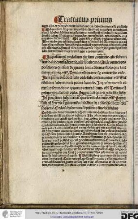 Propositionum modalium alie sunt contrarie, alie subcontrarie, alie contradictorie, alie subalterne...