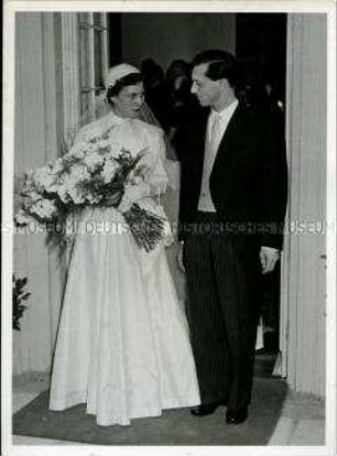 Hochzeit von Lotte Adenauer mit Heribert Multhaupt