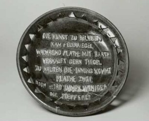Schale mit Töpferspruch