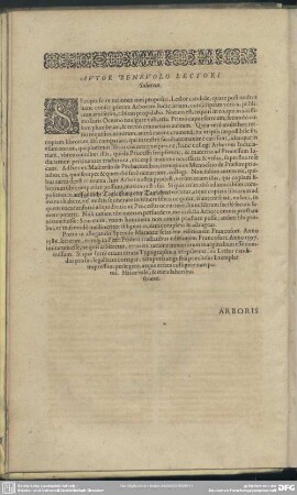 Autor Benevolo Lectori Salutem