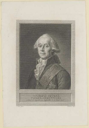 Bildnis des Andreas Petrus a Bernstorff