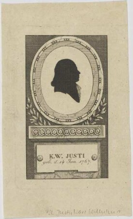 Bildnis des K. W. Justi