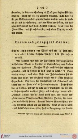 Sieben und zwanzigstes Kapitel