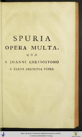 Spuria opera multa.