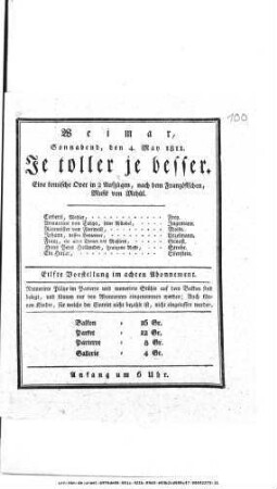 Je toller je besser