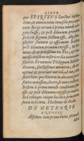 De Meteoris Aquosis.
