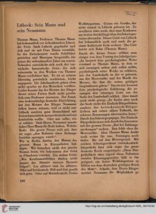 Lübeck: Sein Mann und sein Neumann